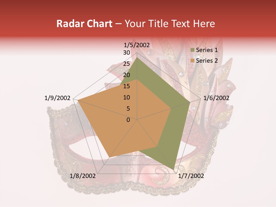 Face Closeup Golden PowerPoint Template