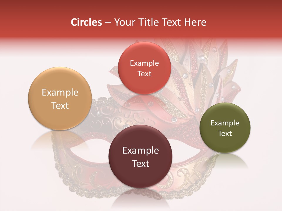 Face Closeup Golden PowerPoint Template