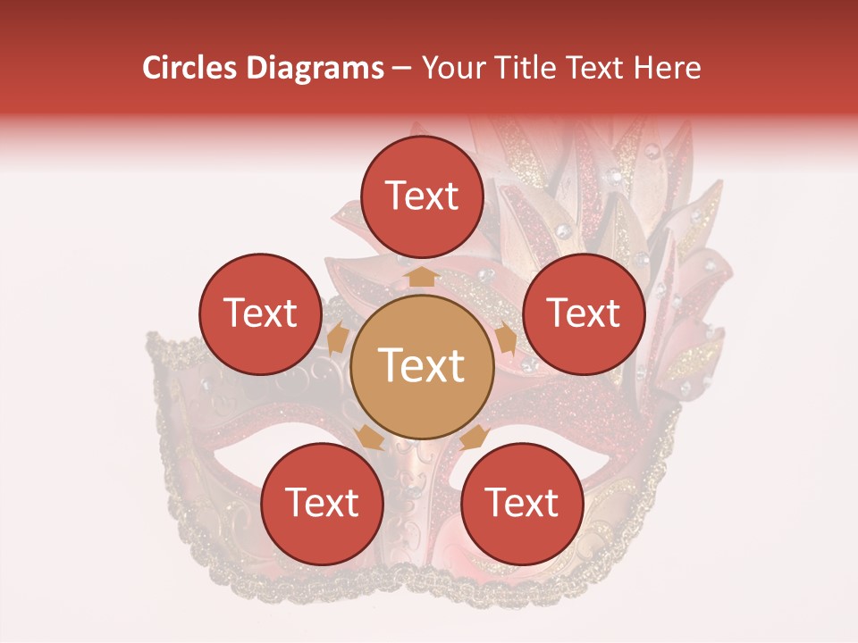 Face Closeup Golden PowerPoint Template