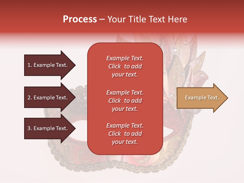 Face Closeup Golden PowerPoint Template