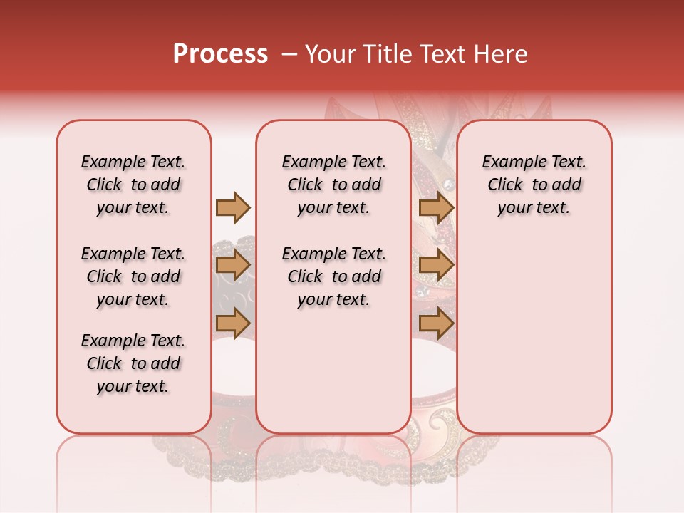 Face Closeup Golden PowerPoint Template