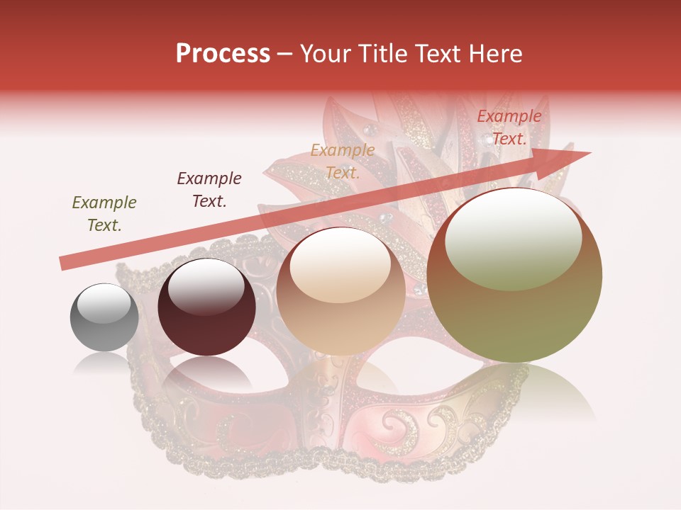 Face Closeup Golden PowerPoint Template