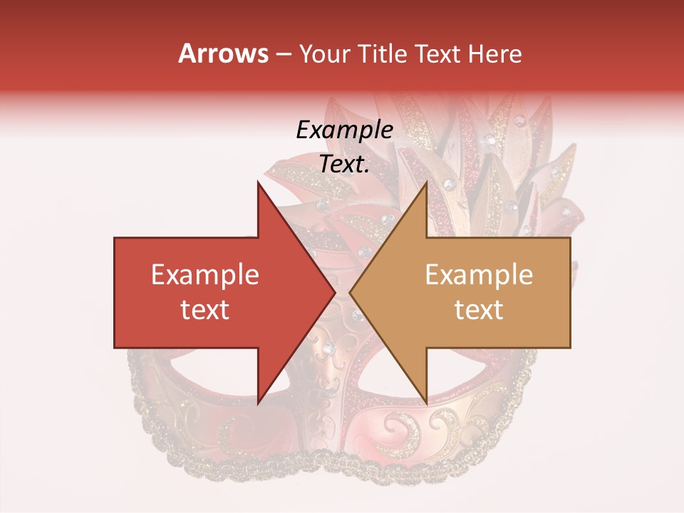 Face Closeup Golden PowerPoint Template