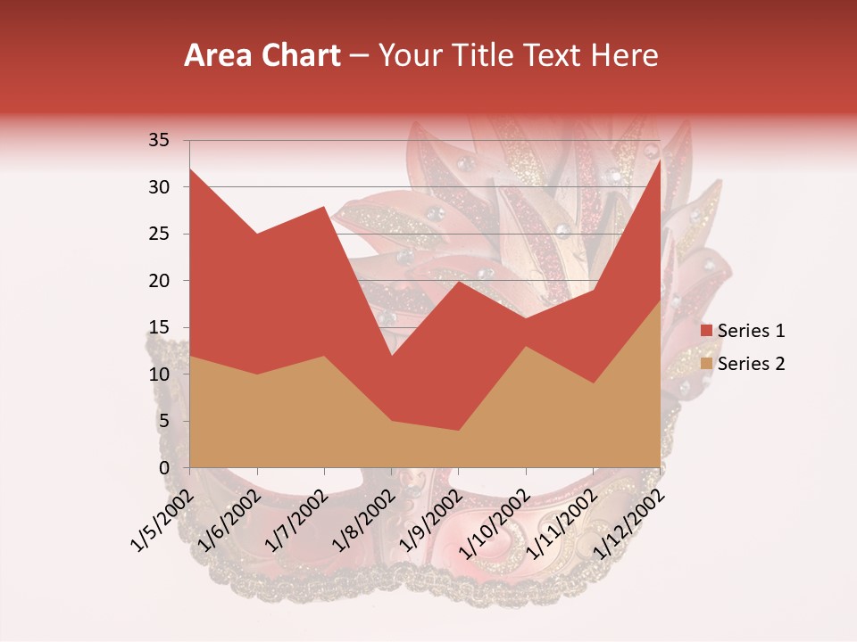Face Closeup Golden PowerPoint Template