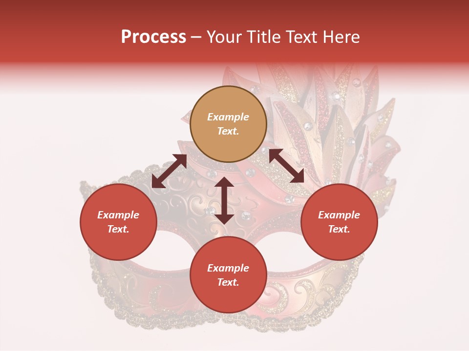 Face Closeup Golden PowerPoint Template