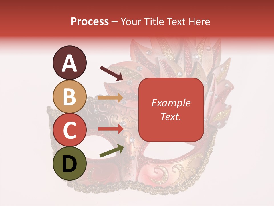 Face Closeup Golden PowerPoint Template