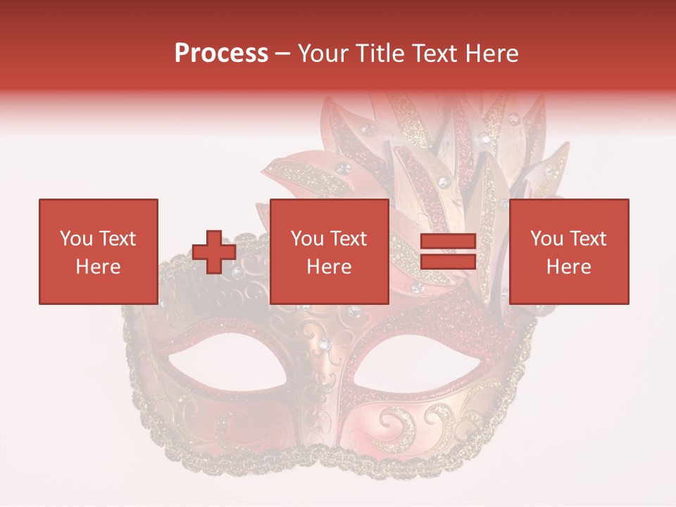 Face Closeup Golden PowerPoint Template