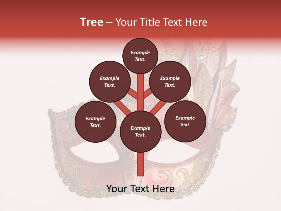 Face Closeup Golden PowerPoint Template