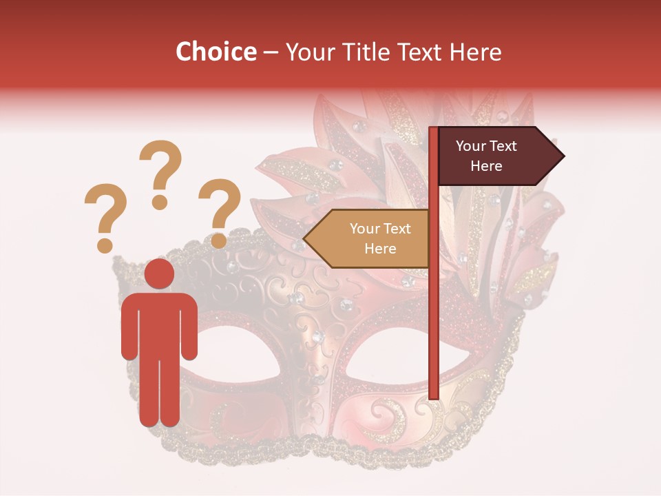 Face Closeup Golden PowerPoint Template