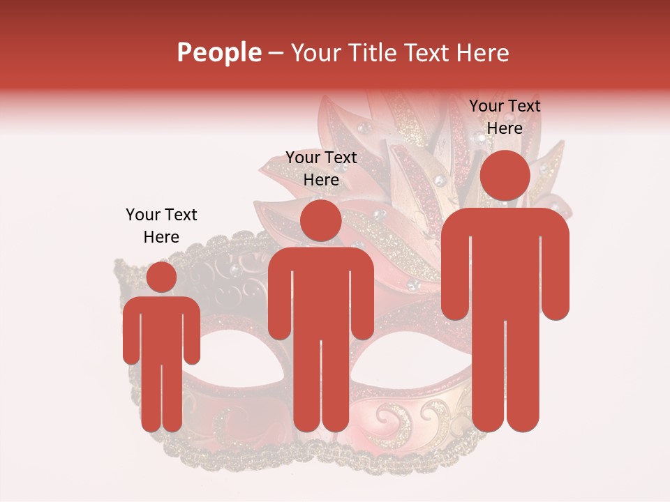 Face Closeup Golden PowerPoint Template