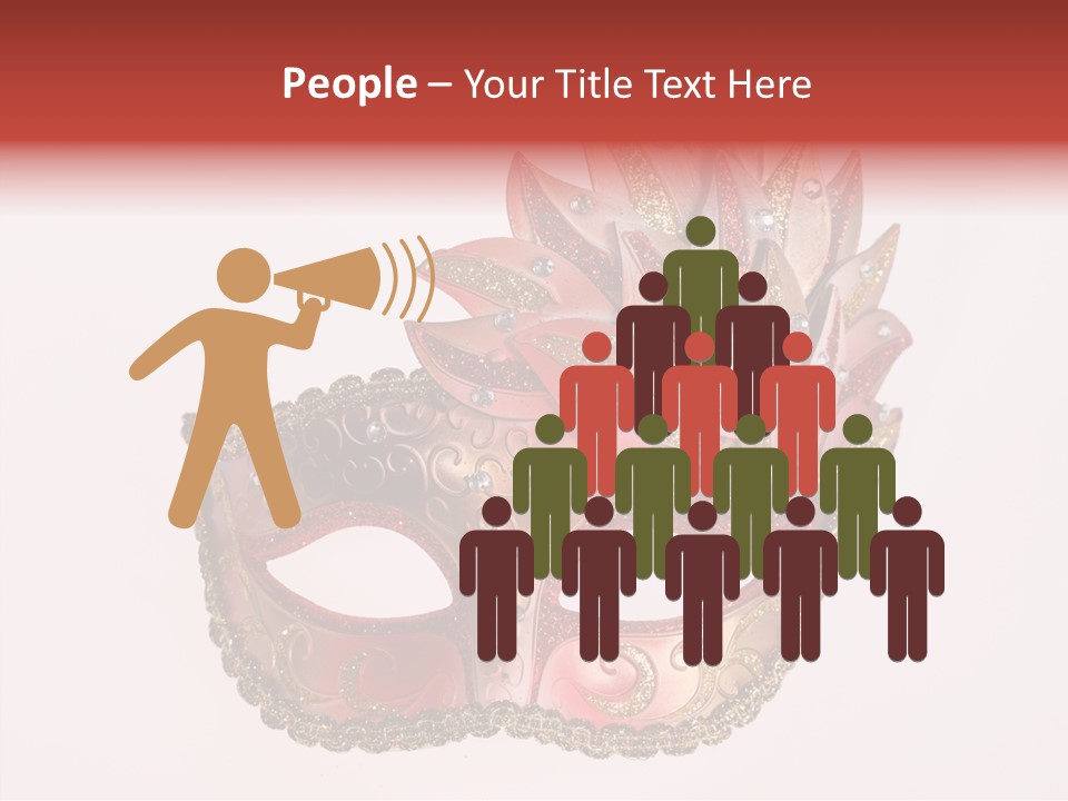 Face Closeup Golden PowerPoint Template