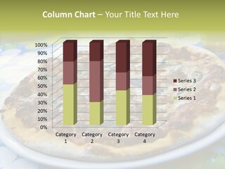 Slice Dish Cheese PowerPoint Template