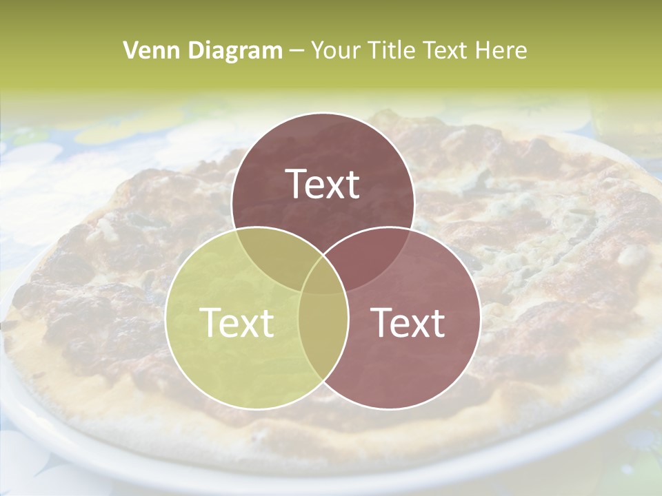 Slice Dish Cheese PowerPoint Template