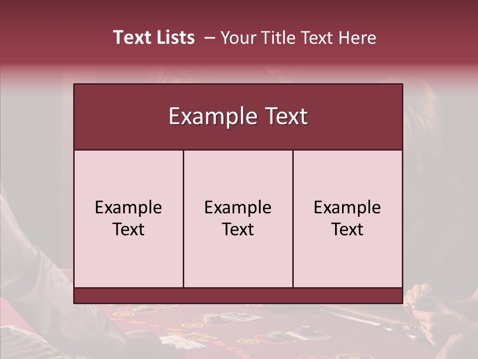 Couples Dealer Excited PowerPoint Template