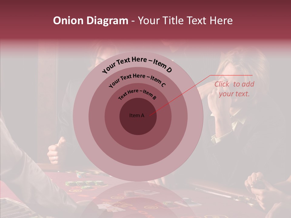 Couples Dealer Excited PowerPoint Template