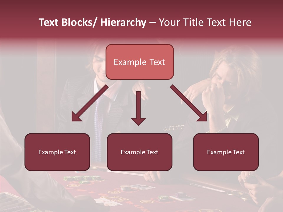 Couples Dealer Excited PowerPoint Template