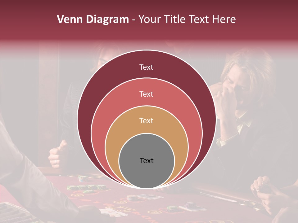 Couples Dealer Excited PowerPoint Template