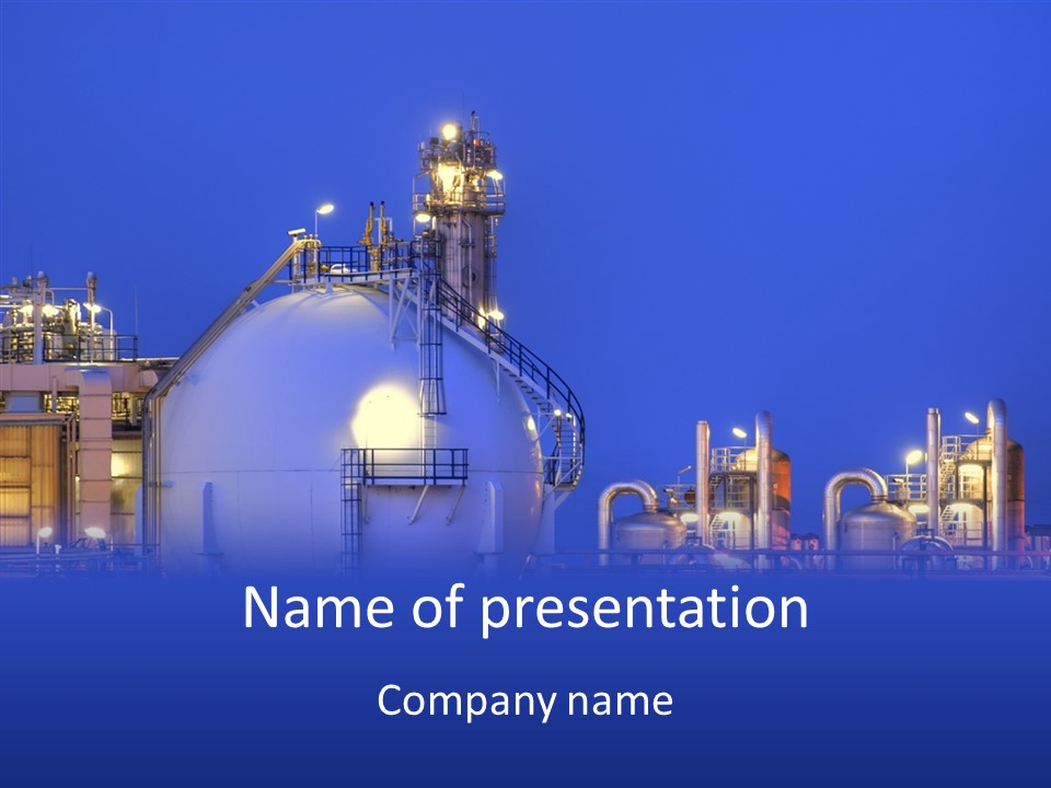 Flowing Factory Global PowerPoint Template