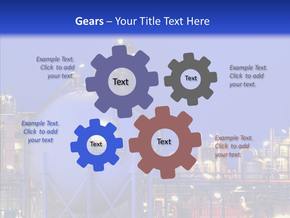 Flowing Factory Global PowerPoint Template