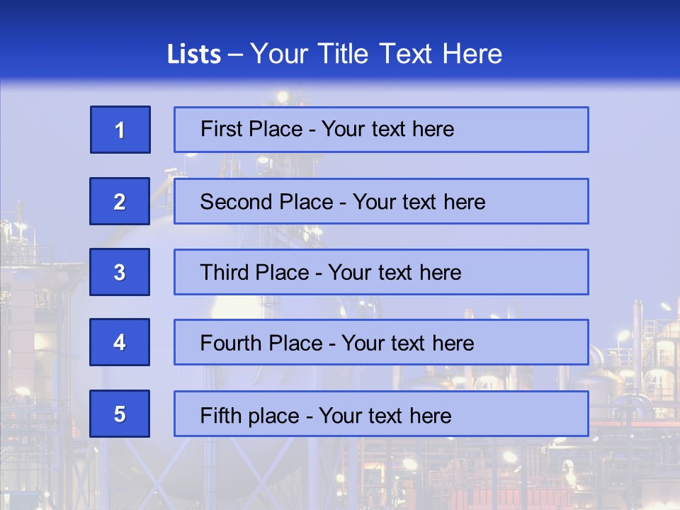 Flowing Factory Global PowerPoint Template
