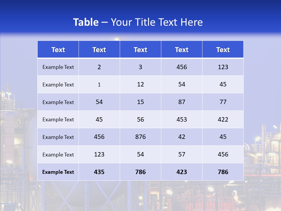 Flowing Factory Global PowerPoint Template