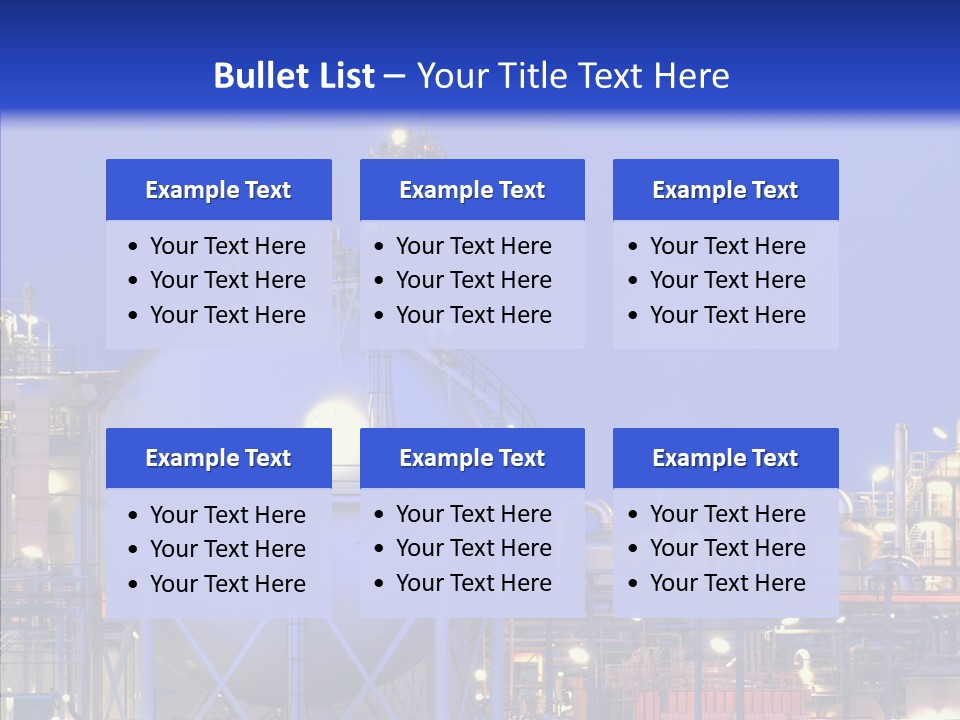 Flowing Factory Global PowerPoint Template