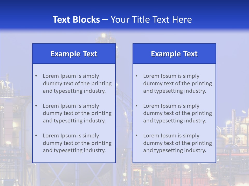 Flowing Factory Global PowerPoint Template
