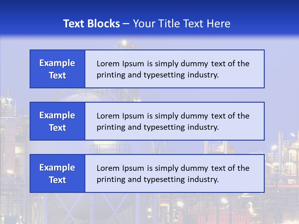 Flowing Factory Global PowerPoint Template