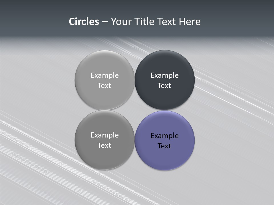 White Abstract Shadow PowerPoint Template