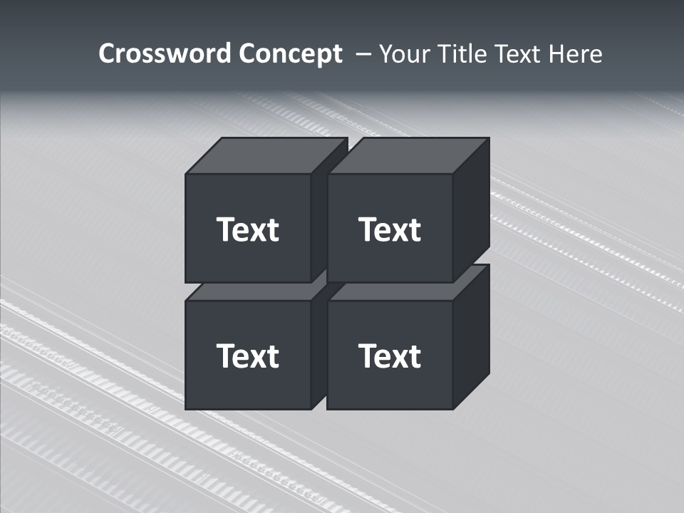 White Abstract Shadow PowerPoint Template