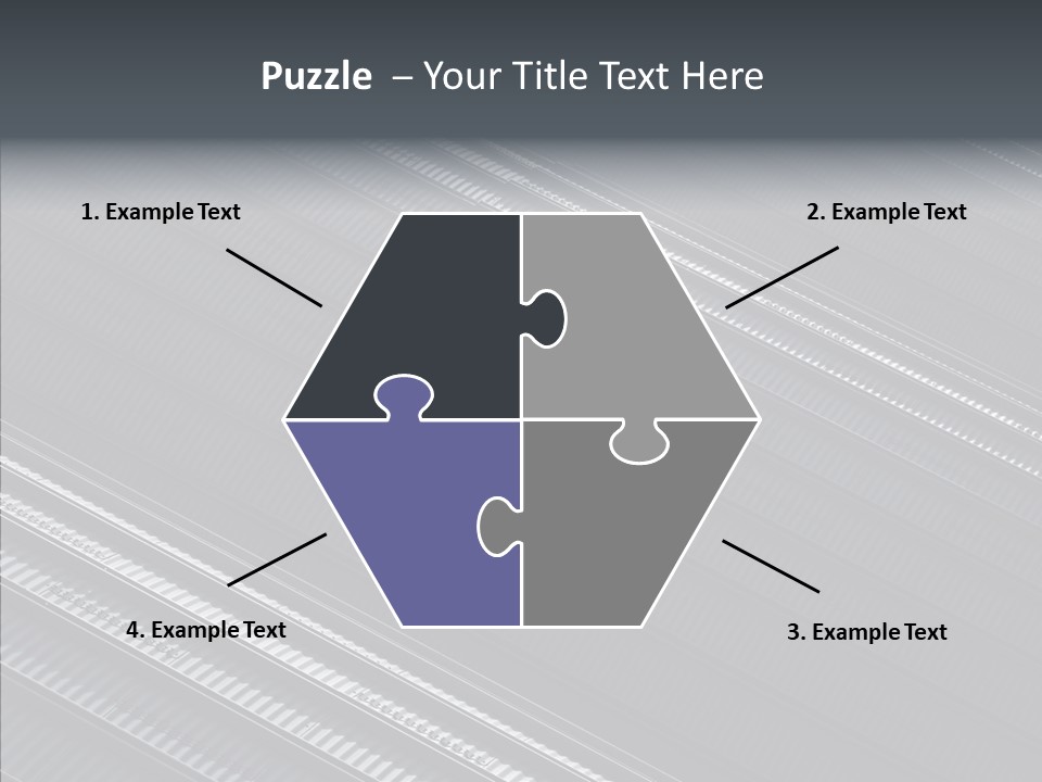 White Abstract Shadow PowerPoint Template