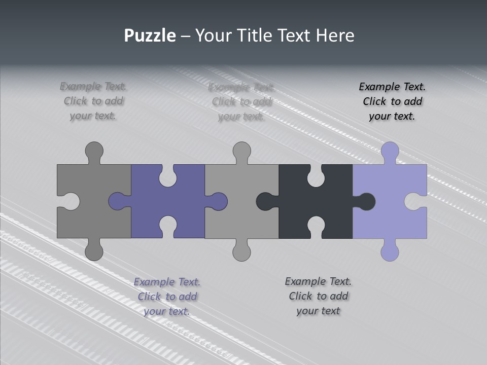 White Abstract Shadow PowerPoint Template