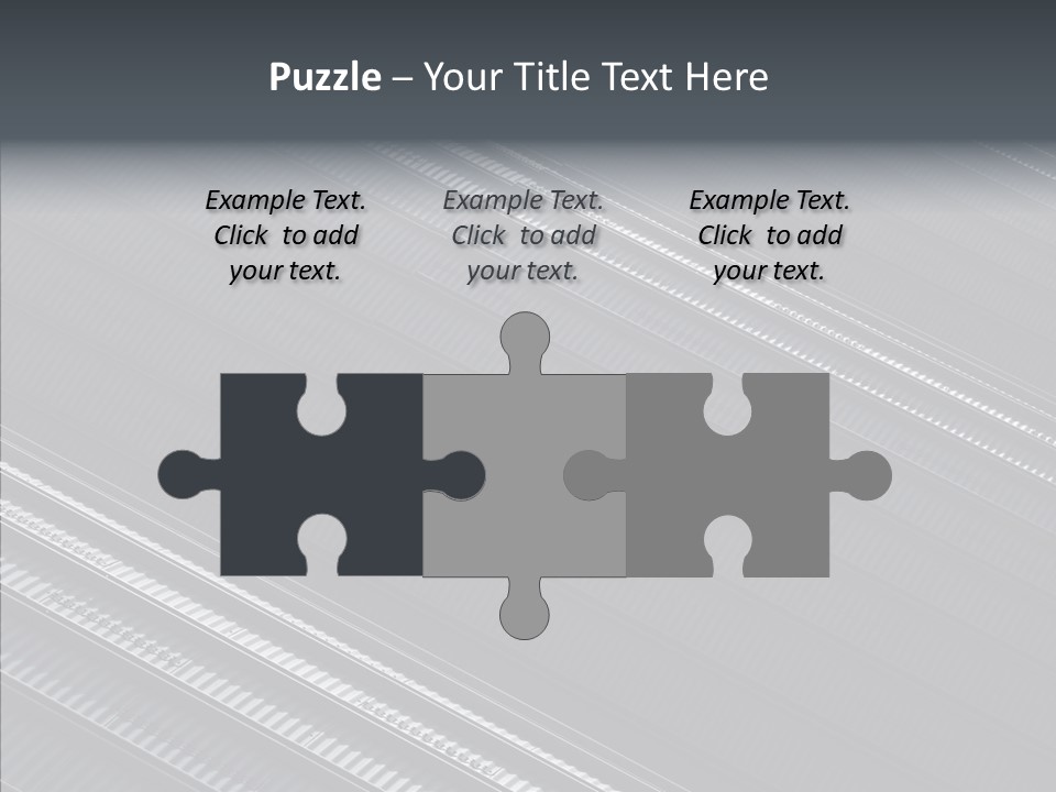 White Abstract Shadow PowerPoint Template