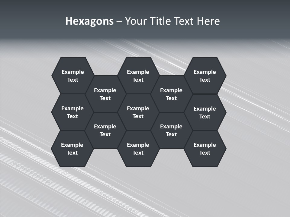 White Abstract Shadow PowerPoint Template