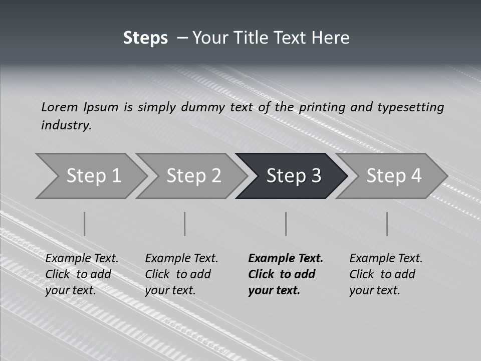 White Abstract Shadow PowerPoint Template