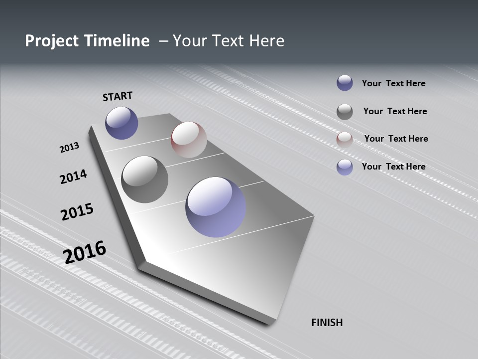 White Abstract Shadow PowerPoint Template