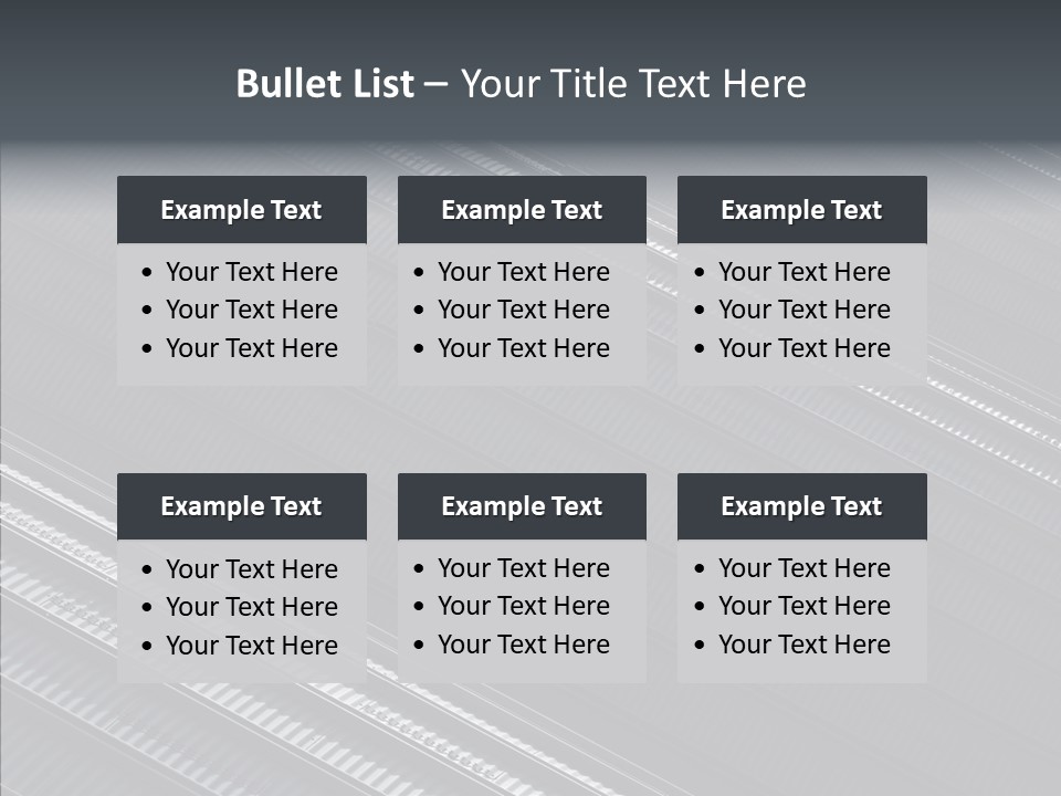 White Abstract Shadow PowerPoint Template