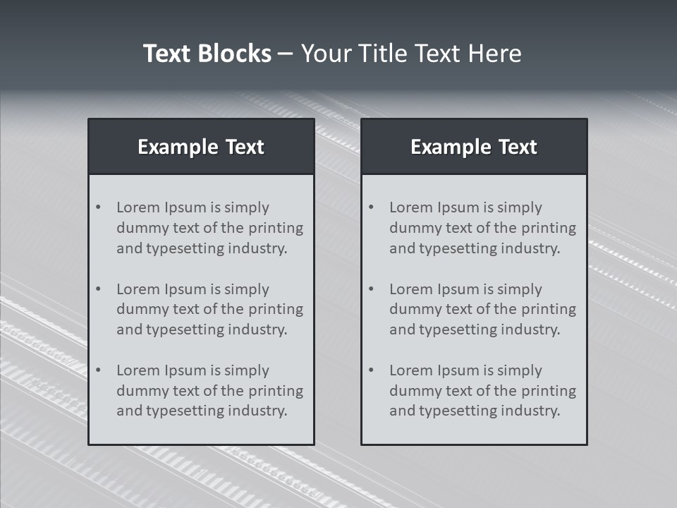 White Abstract Shadow PowerPoint Template