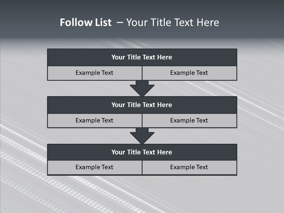 White Abstract Shadow PowerPoint Template