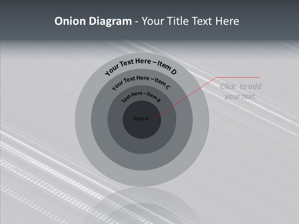 White Abstract Shadow PowerPoint Template