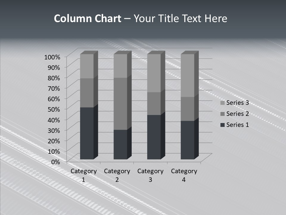 White Abstract Shadow PowerPoint Template