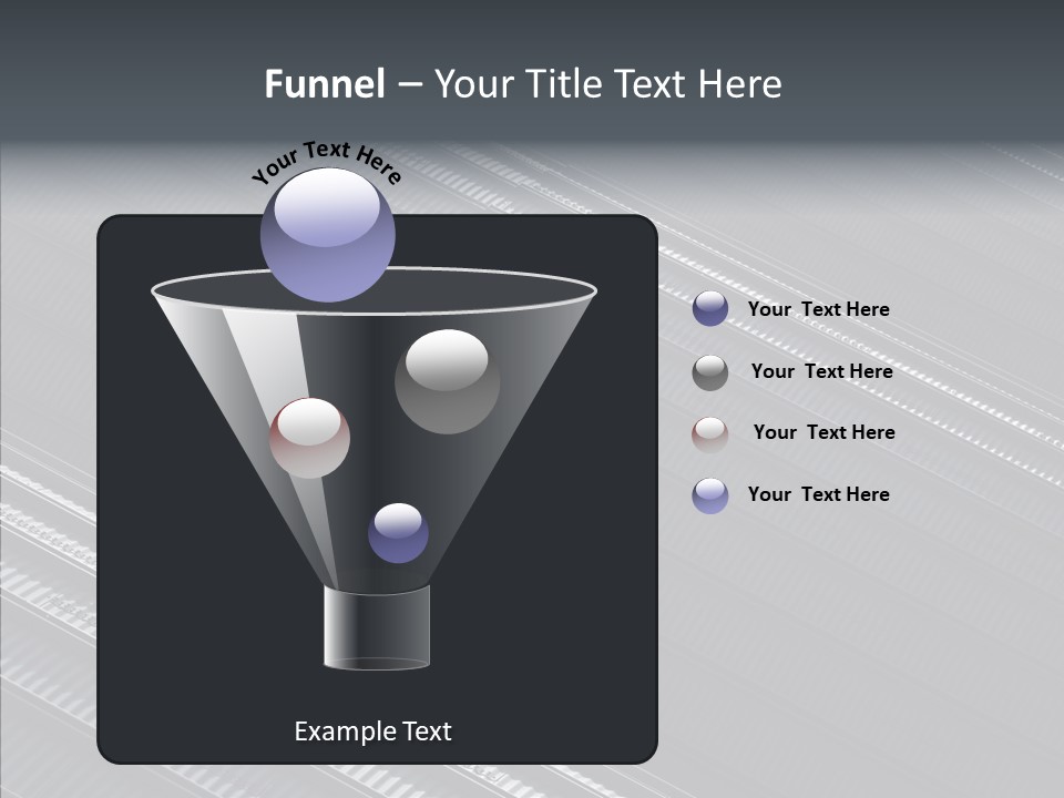 White Abstract Shadow PowerPoint Template