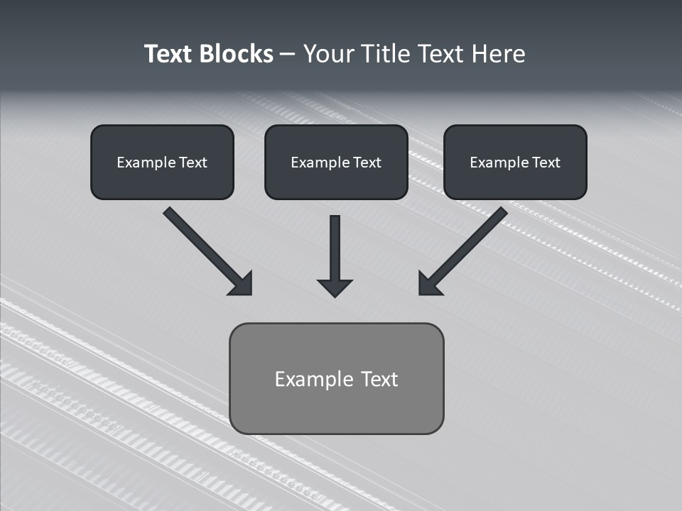 White Abstract Shadow PowerPoint Template