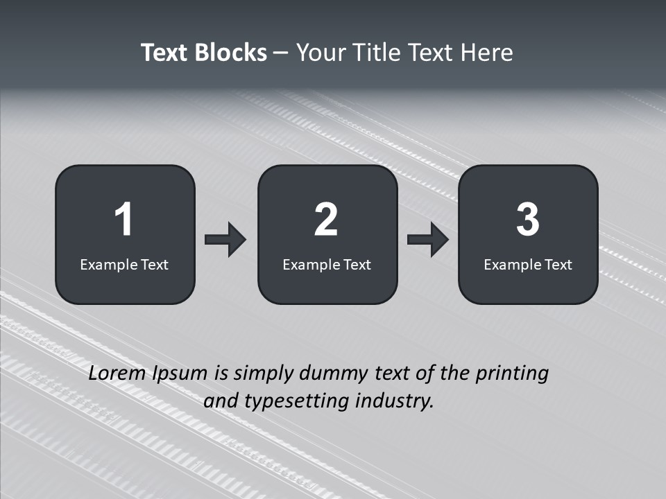 White Abstract Shadow PowerPoint Template