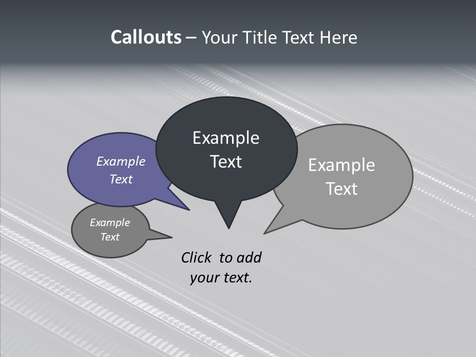 White Abstract Shadow PowerPoint Template