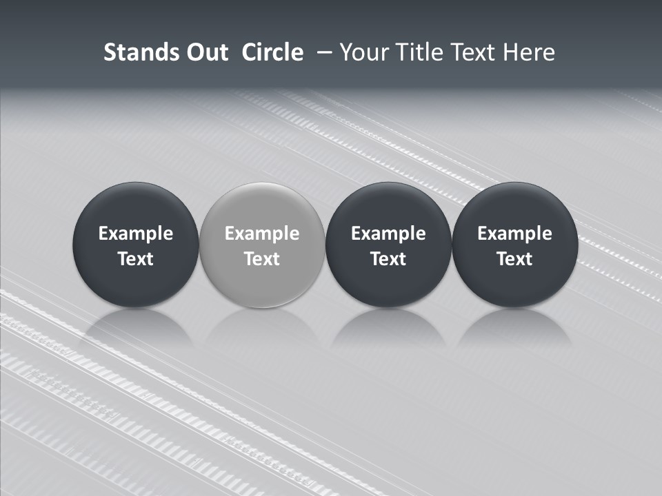 White Abstract Shadow PowerPoint Template