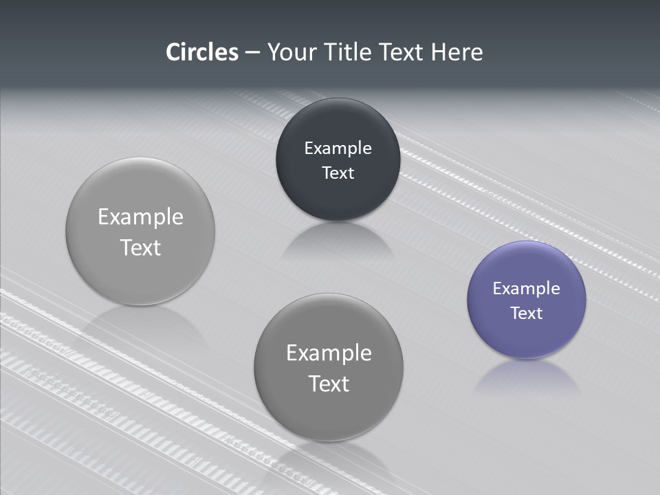 White Abstract Shadow PowerPoint Template