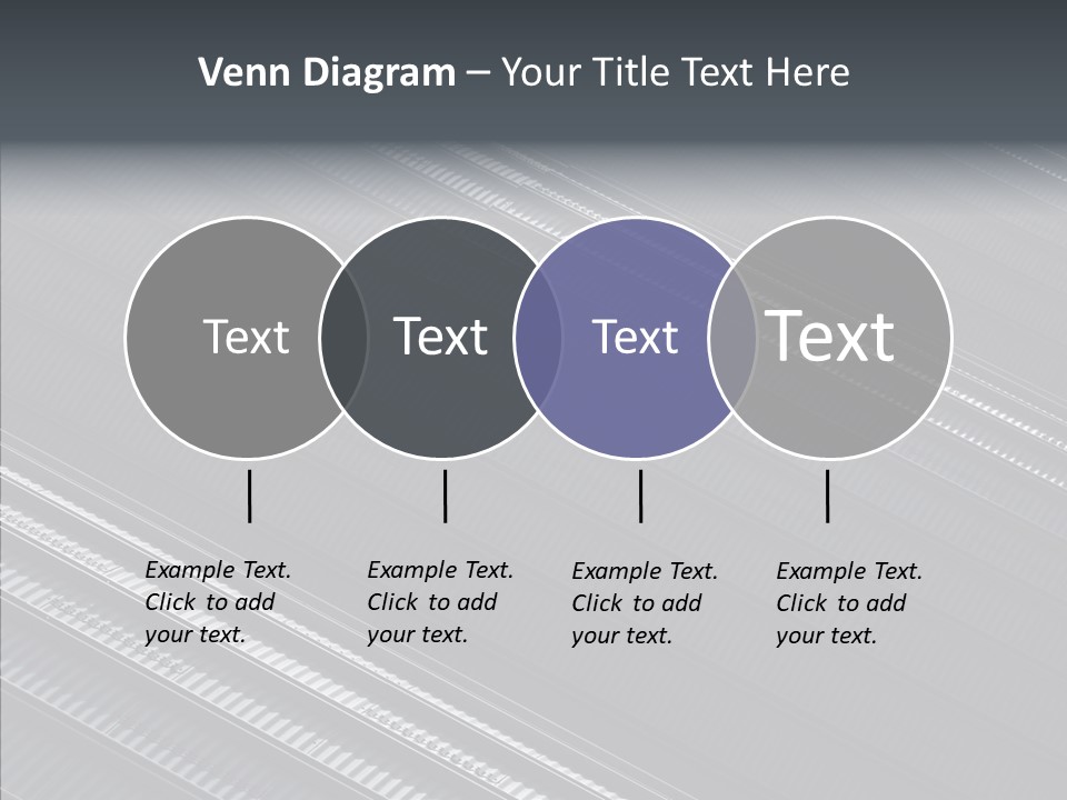 White Abstract Shadow PowerPoint Template