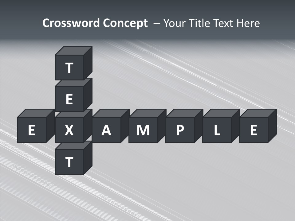 White Abstract Shadow PowerPoint Template