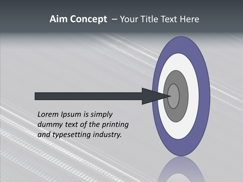 White Abstract Shadow PowerPoint Template